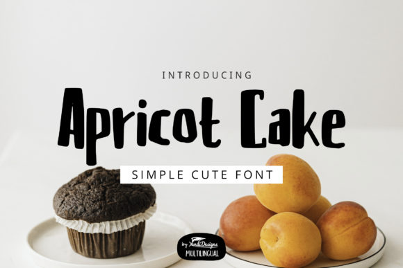 Apricot Cake Font: A Cute Display Type