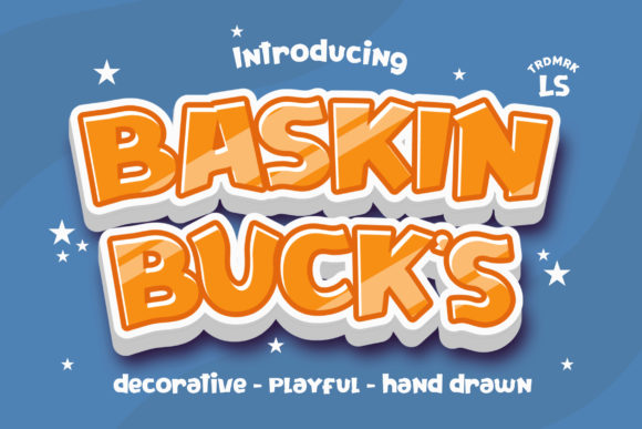 Baskin Bucks Font for Web Design