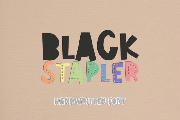 Black Stapler: A Playful Display Font