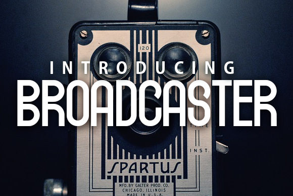 Broadcaster: A Bold Display Font for Designers