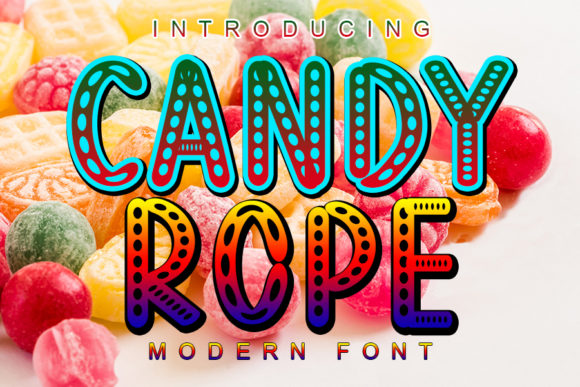 Candy Rope: A Joyful Font for Creative Campaigns
