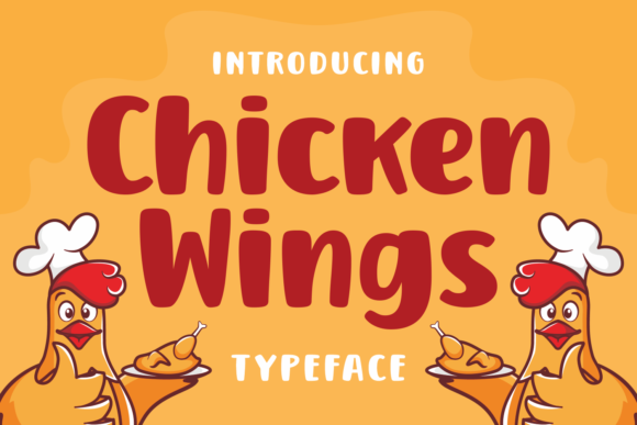 Chicken Wings Font for Bold Design
