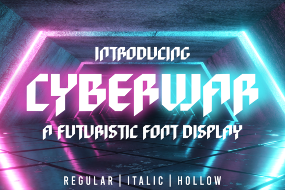 Cyberwar: A Futuristic Display Font