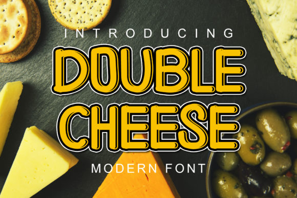 Double Cheese Font: Quirky & Adorable