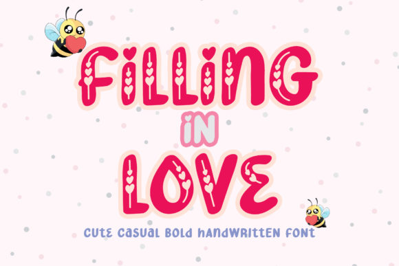 Filling in Love Font