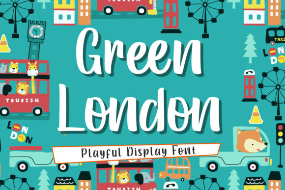 Green London Font for Creative Makers