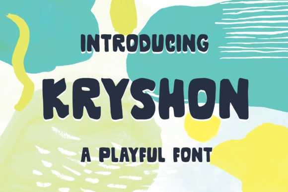 Kryshon: A Bold Display Font