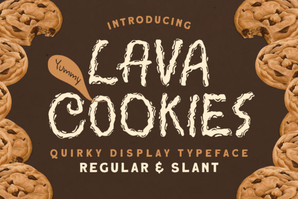 Lava Cookies Font for Business