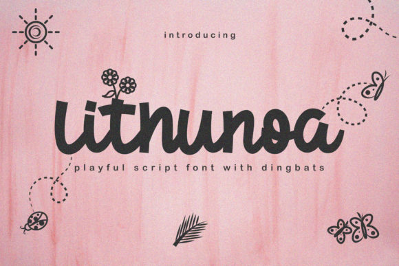 Lithunoa: A Stylish Display Font