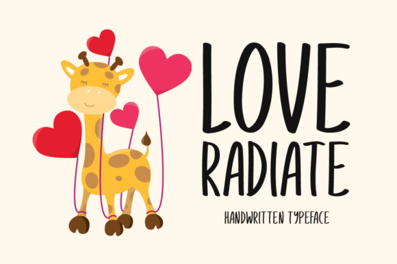Love Radiate: A Font That Shines
