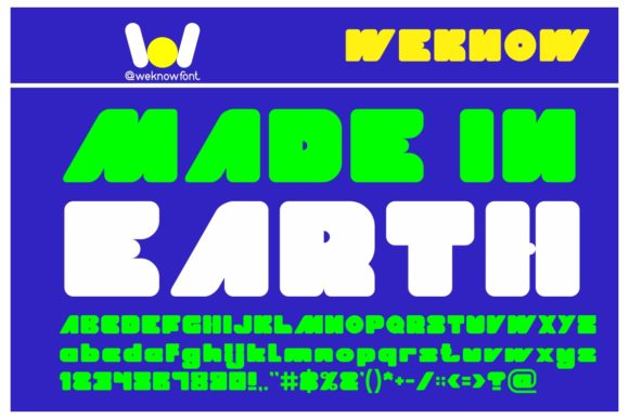 Made in Earth Font: Bold and Unforgettable