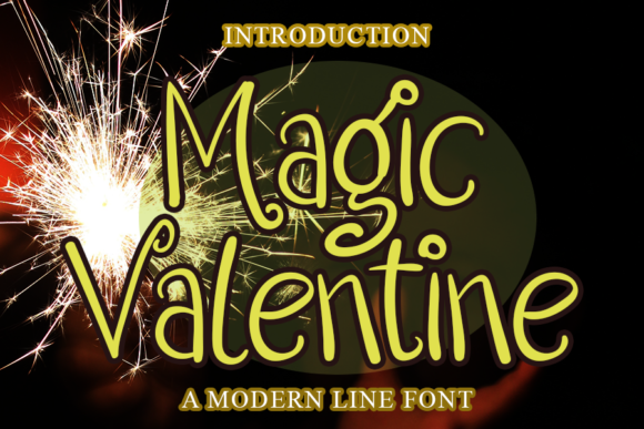 Magic Valentine: A Bold, Romantic Display Font