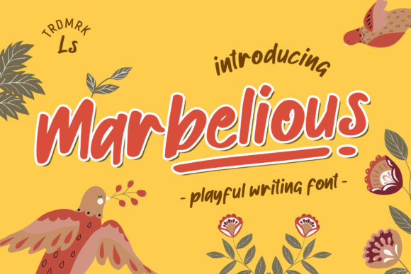 Marbelious: A Playful Display Font