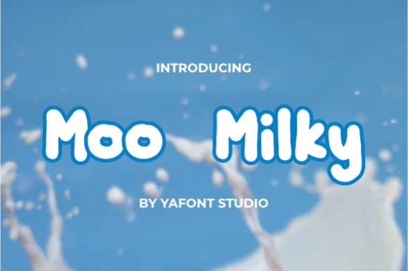 Moo Milky Font: A Creative Edge
