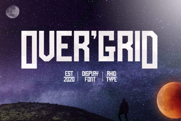 Over Grid: A Bold Font for Digital Design