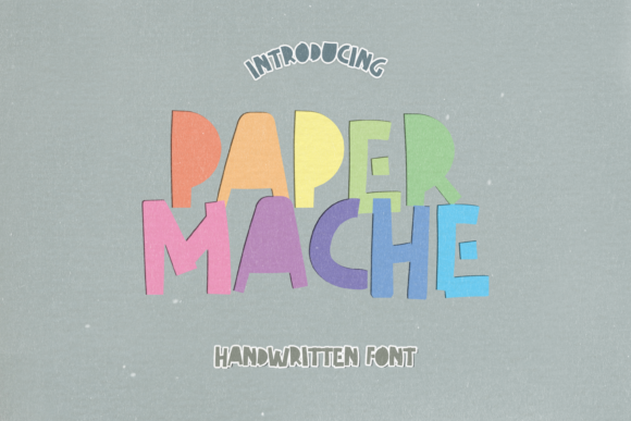 Paper Mache Font for Web Design