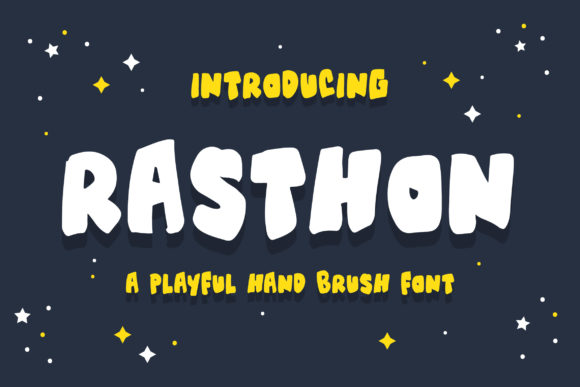 Rasthon: A Bold Display Font for Editorial Design