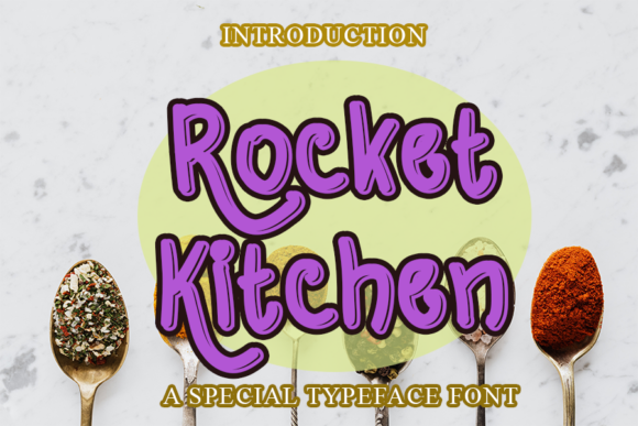 Rocket Kitchen: A Bold Display Font