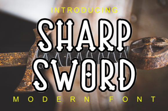 Sharp Sword Font for Professional Branding