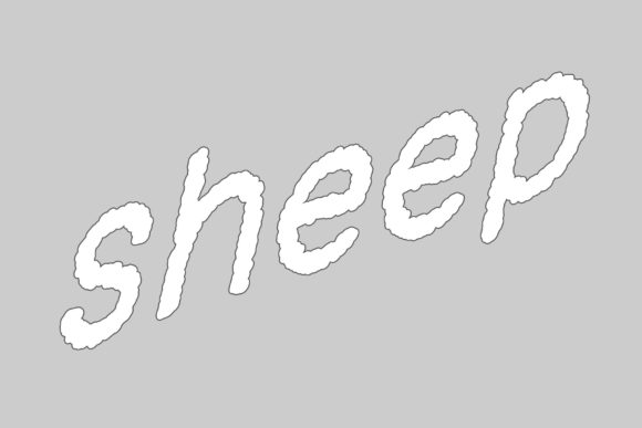 Sheep Font: Unique Display Type for Craft Creators