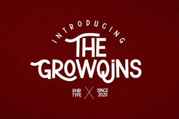 The Growqins: A Bold Font for Creative Design
