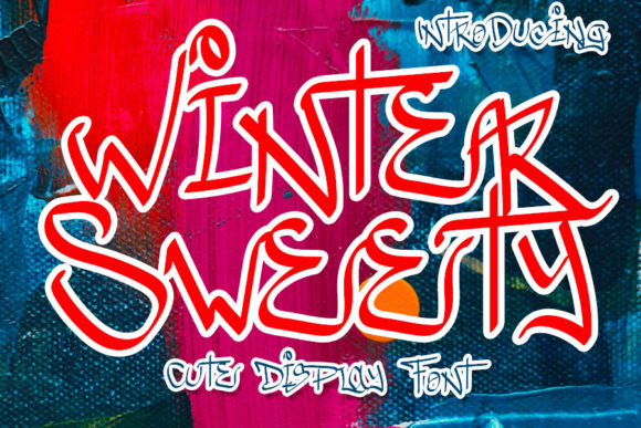 Winter Sweety: A Bold, Whimsical Display Font