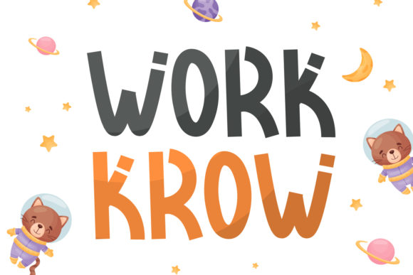 Work Krow Font for Bold Branding